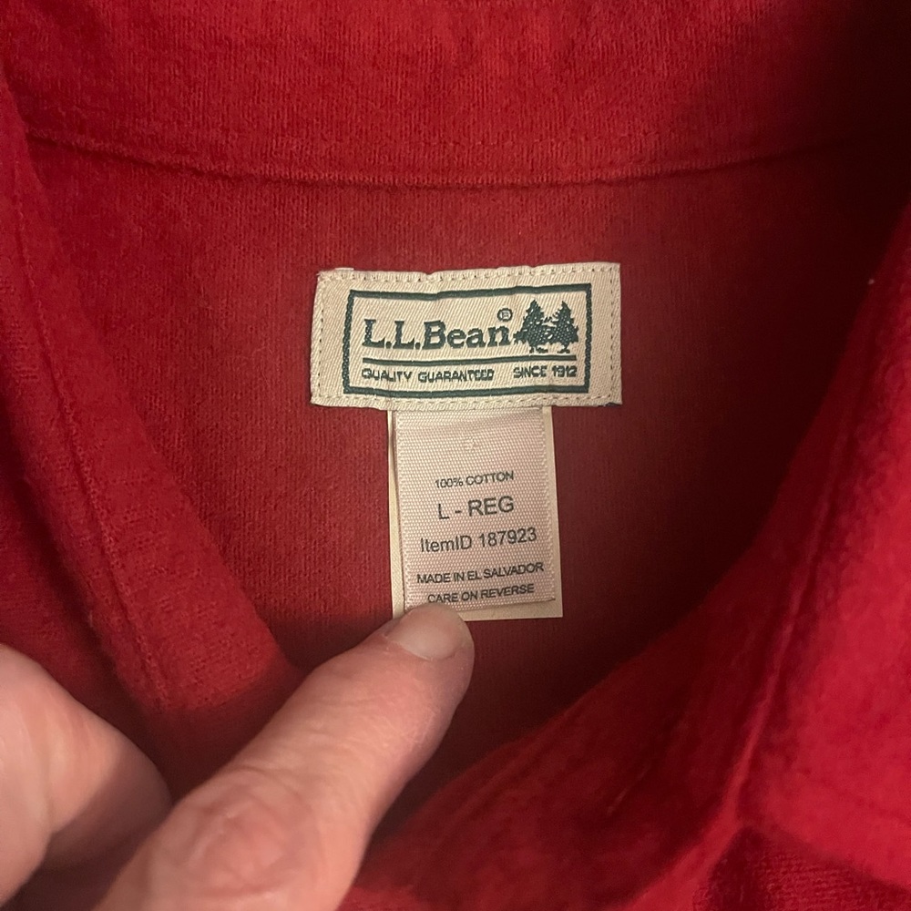 Men’s L.L. Bean cotton shirt - Picture 5 of 5
